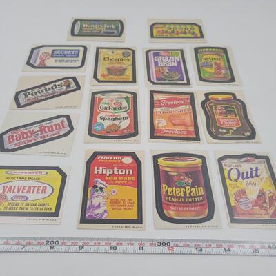 1970S WACKY PACK STICKER SET #10