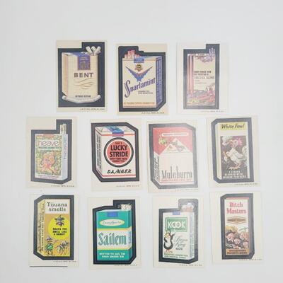 1970S WACKY PACK STICKER- CIGARETTES BUNDLE #7
