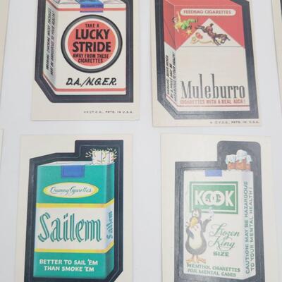 1970S WACKY PACK STICKER- CIGARETTES BUNDLE #7