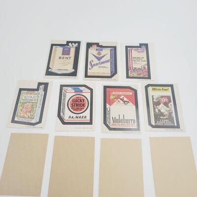 1970S WACKY PACK STICKER- CIGARETTES BUNDLE #7