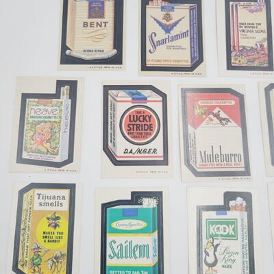 1970S WACKY PACK STICKER- CIGARETTES BUNDLE #7