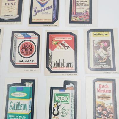 1970S WACKY PACK STICKER- CIGARETTES BUNDLE #7