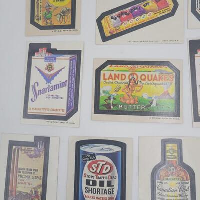 1970S WACKY PACK STICKER SET CIGARETTES & LIQUOR #8