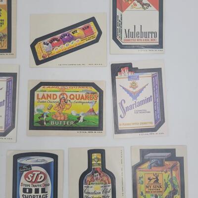 1970S WACKY PACK STICKER SET CIGARETTES & LIQUOR #8