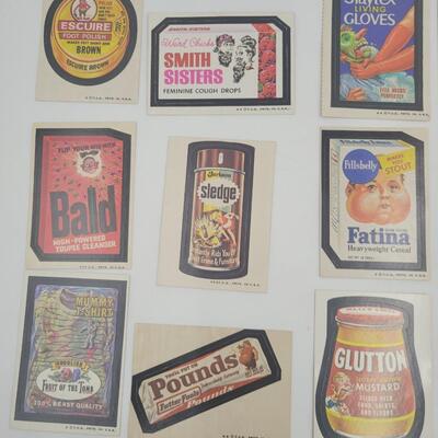 1970S WACKY PACK STICKER SET #9