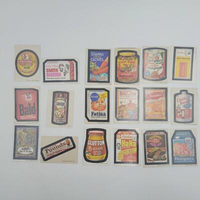 1970S WACKY PACK STICKER SET #9