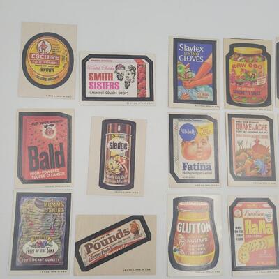 1970S WACKY PACK STICKER SET #9