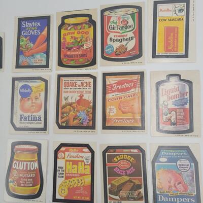 1970S WACKY PACK STICKER SET #9
