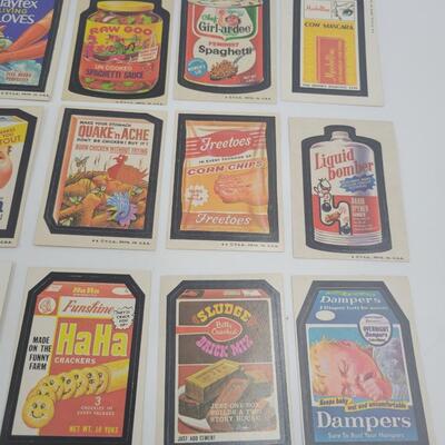 1970S WACKY PACK STICKER SET #9