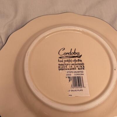 2 Cordoba Hand Painted Salad Plates