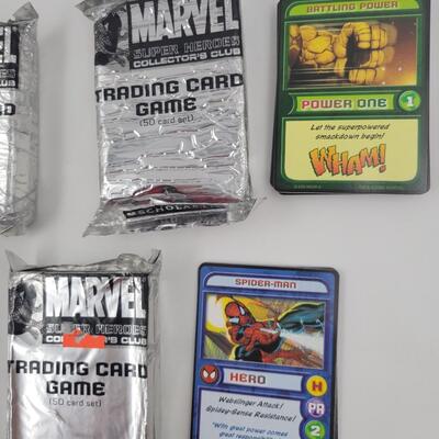 SCHOLASTIC MARVEL TRADING GAME CARDS - MANY UNOPENED