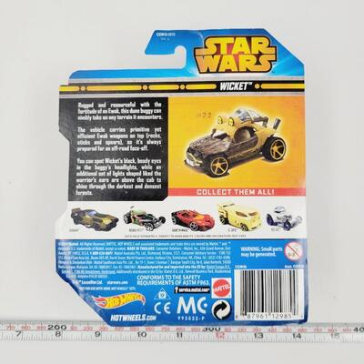 STAR WARS HOT WHEELS EWOK COLLECTORS CAR NIB