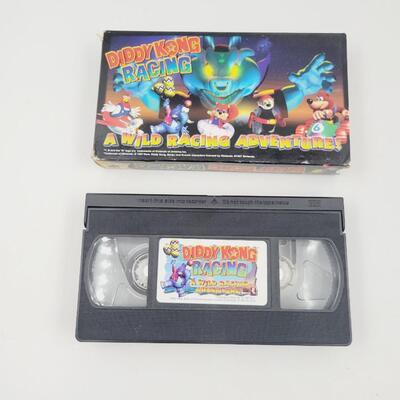 ORIGINAL DIDDY KONG RACING VHS TAPE