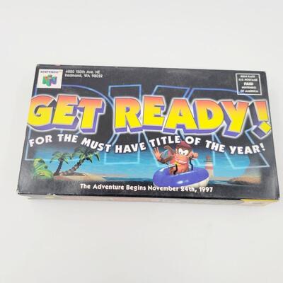 ORIGINAL DIDDY KONG RACING VHS TAPE