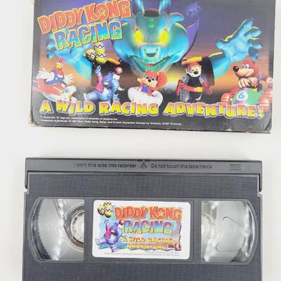 ORIGINAL DIDDY KONG RACING VHS TAPE