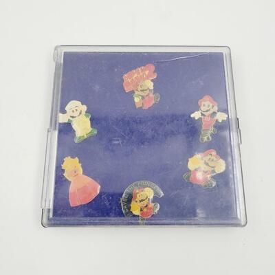 ORIGINAL MARIO BRO. LAPEL PIN SET 6 PC