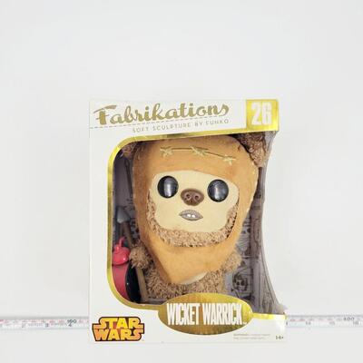 FUNKO FABRIKATIONS WICKET WARRICK PLUSH STUFFIE NIB