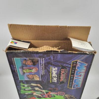 1985 MASTERS OF THE UNIVERSE SLIME PIT W/ ORIGINAL BOX