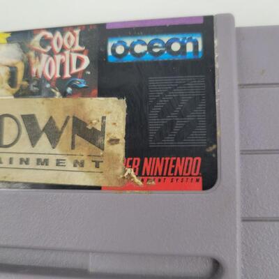 SNES COOL WORLD ORIGINAL GAME
