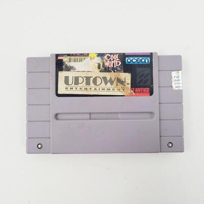 SNES COOL WORLD ORIGINAL GAME