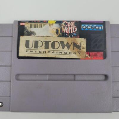 SNES COOL WORLD ORIGINAL GAME
