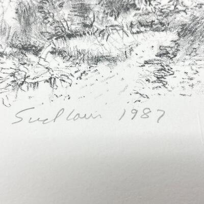 *SIGNED ROBERT SUDLOW* LITHOGRAPH - 1987 â€œWASHINGTON CREEKâ€ 84/125 - RENOWNED KANSAS PAINTER!