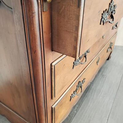 2 piece French Provincial secretary desk