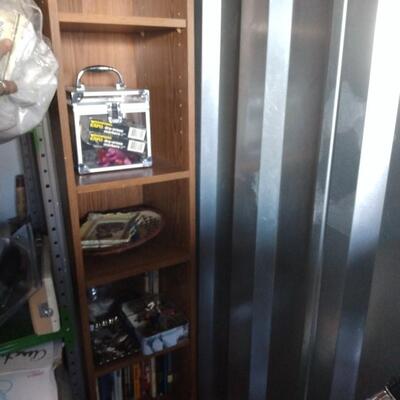 Corner bookcase items on not included