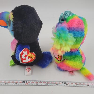 TY BEANIE BOOS - 2 PC