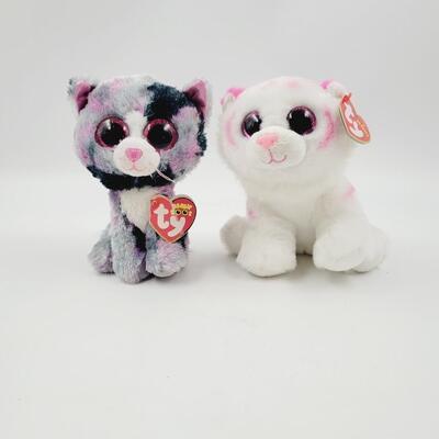 TY BEANIE BOOS - TIGER & LEMUR?