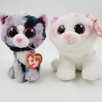 TY BEANIE BOOS - TIGER & LEMUR?