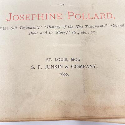1890 â€œTHE WONDERFUL STORY OF JESUSâ€ PICTURE BOOK FOR KIDS