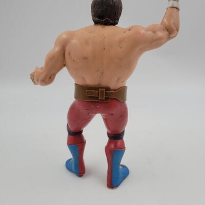 1986 WWF DAVEY BOY SMITH "THE BRITISH BULL DOG" WRESTLER w/ CHAMPIONSHIP BELT