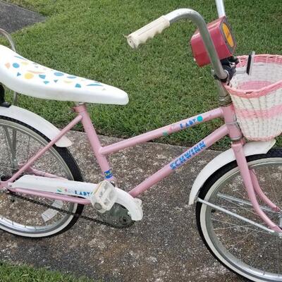 Lot #90  Vintage Lady Schwinn Pink Bicycle