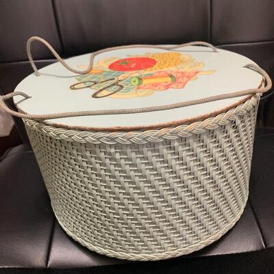 Vintage Princess sewing basket