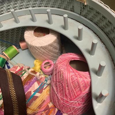 Vintage Princess sewing basket