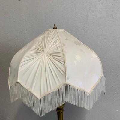 #6 Vintage Floor Lamp Floral Parasol Shade