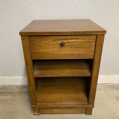 #19 Wooden Side Table / Night Stand