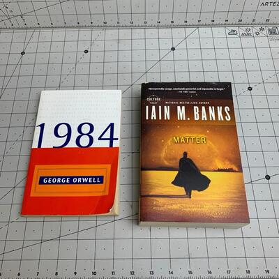 #90 George Orwell 1984 & Matter by Iain M. Banks