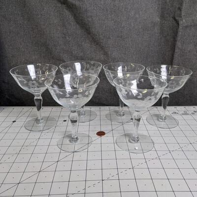 #105 Floral Drinking Glasses