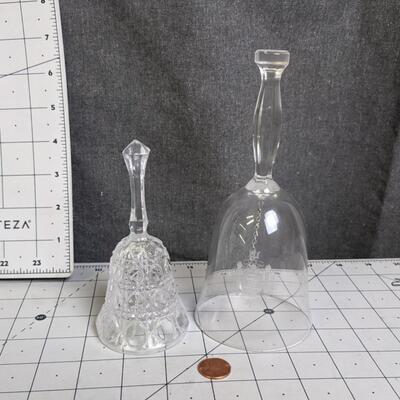#118 Crystal Glass Bells- One Naval Academy