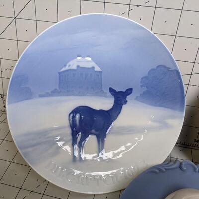 #131 Midwinter Rural England China, B&G Denmark Porcelain 3pc