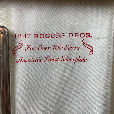 #9 1847 Rogers Brothers Silver Plate Silverware Set