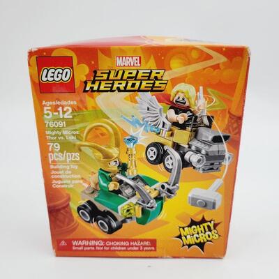 LEGO 76091 Marvel Super Heroes Mighty Micros: Thor vs. Loki UNOPENED
