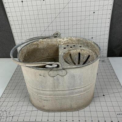 #244 Vintage Mop Bucket