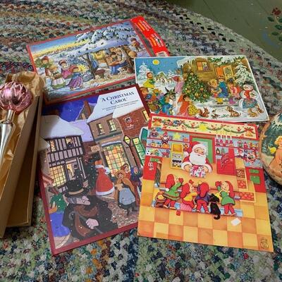 Vintage lot Christmas items