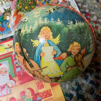 Vintage lot Christmas items