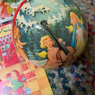 Vintage lot Christmas items