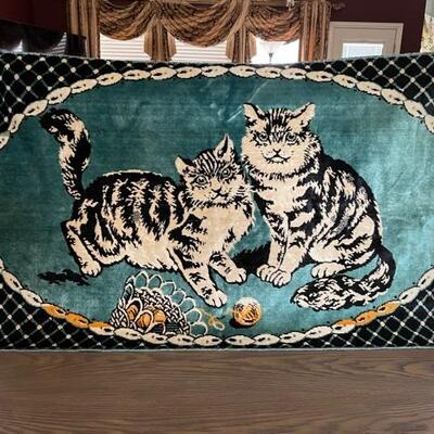 Vintage Cat Tapestry