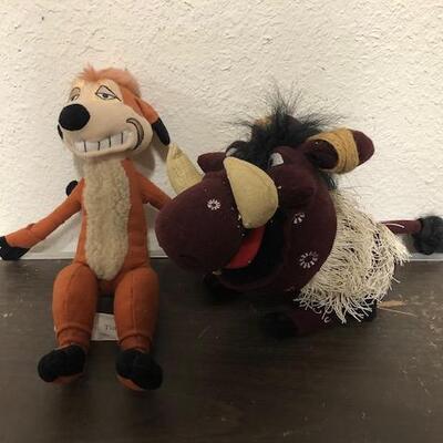 Timon and Pumba Stuffed Animals